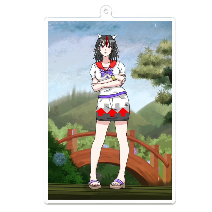 アクリルキーホルダー - 100 x 100 (mm)