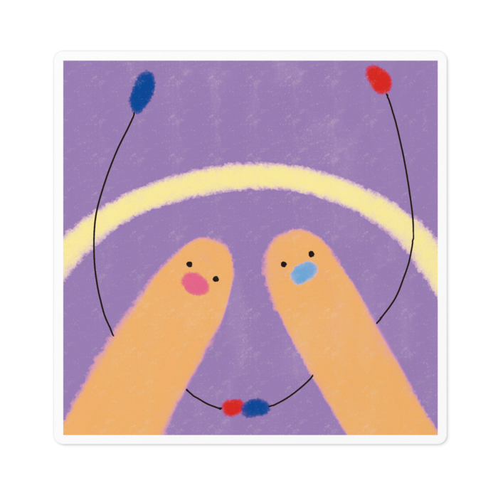 ステッカー - 100 x 100 (mm)