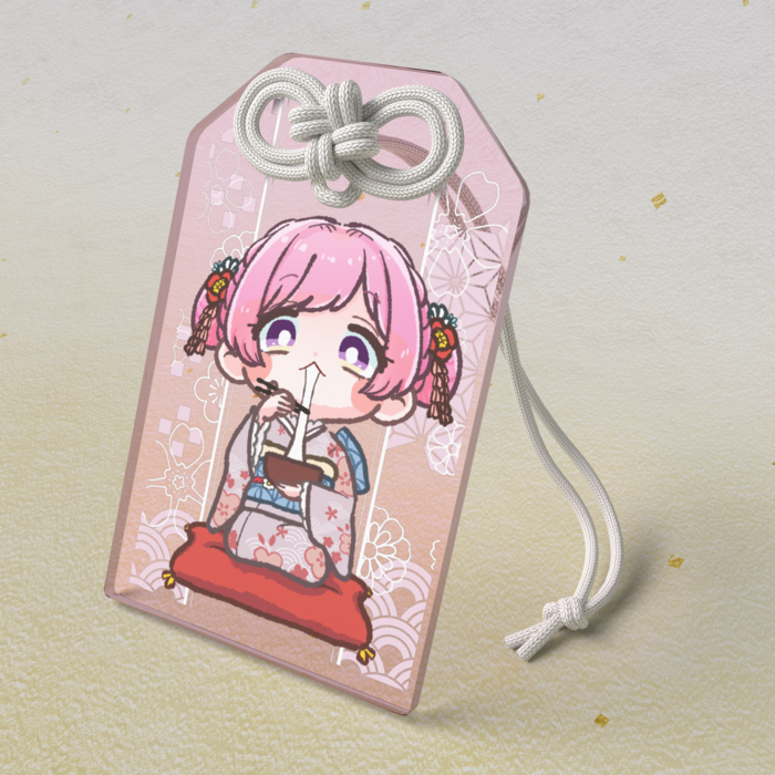 アクリルお守り - 50 × 80mm