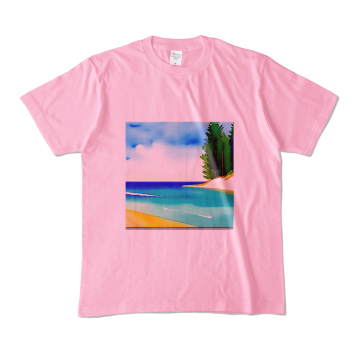 カラーTシャツ - M - ピーチ (淡色)