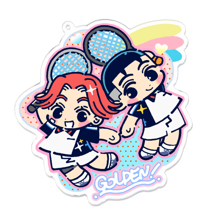 アクリルキーホルダー（コーティング） - 100 x 100 (mm)