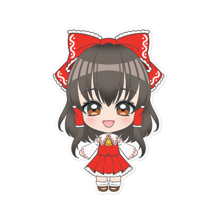 ステッカー - 160 x 160 (mm)ホワイト