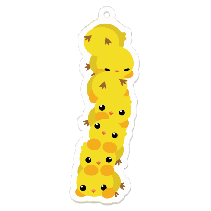 アクリルキーホルダー - 70 x 70 (mm)
