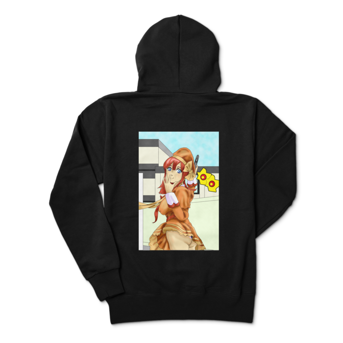 ジップパーカー - M - 背面