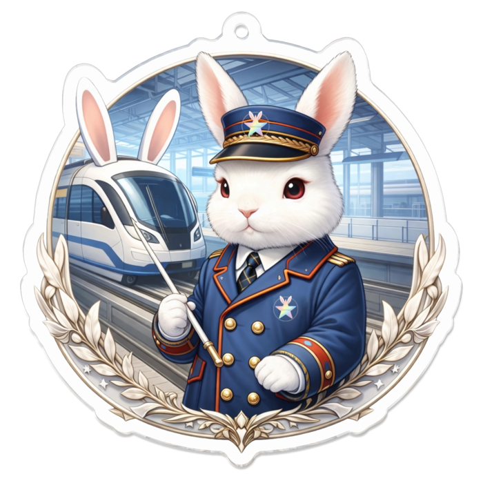 アクリルキーホルダー - 70 x 70 (mm)