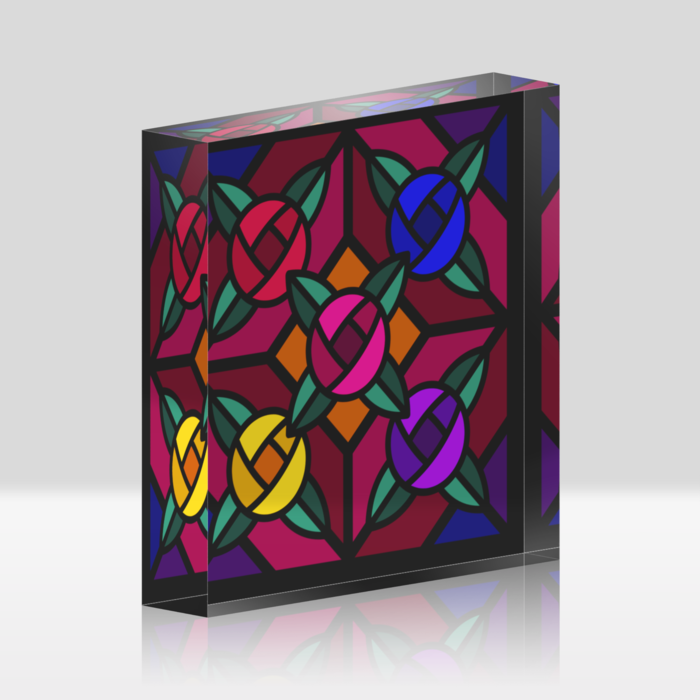 アクリルブロック - 100x100mm