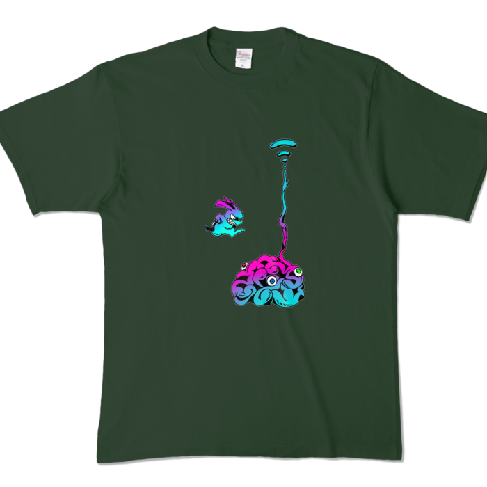 カラーTシャツ - XL - フォレスト (濃色)(4)