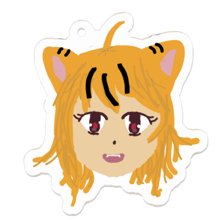 アクリルキーホルダー - 50 x 50 (mm)