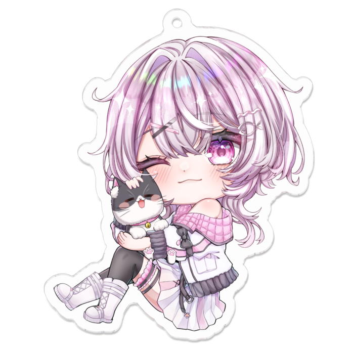 アクリルキーホルダー - 70 x 70 (mm)