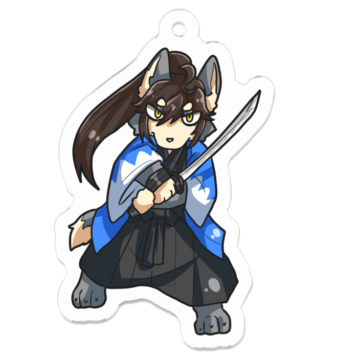 アクリルキーホルダー - 50 x 50 (mm)