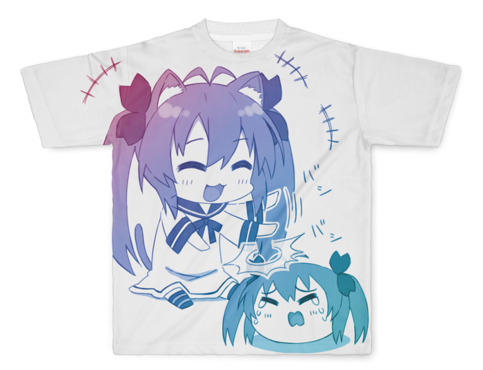 フルグラフィックTシャツ - L - 両面印刷