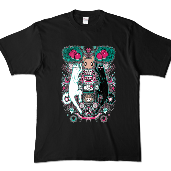 カラーTシャツ - XL - ブラック (濃色)