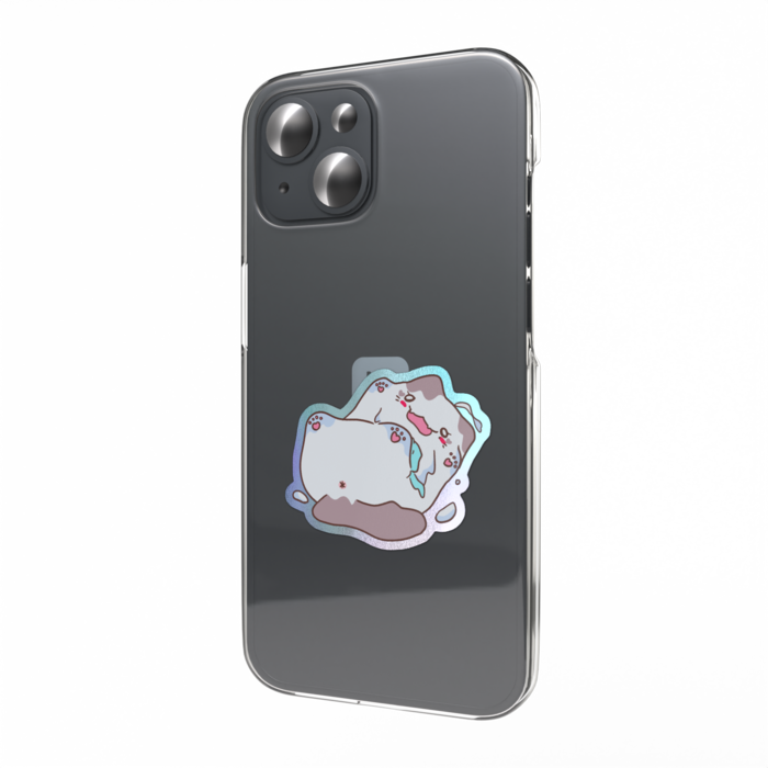 オーロラスマホステッカー - 縦