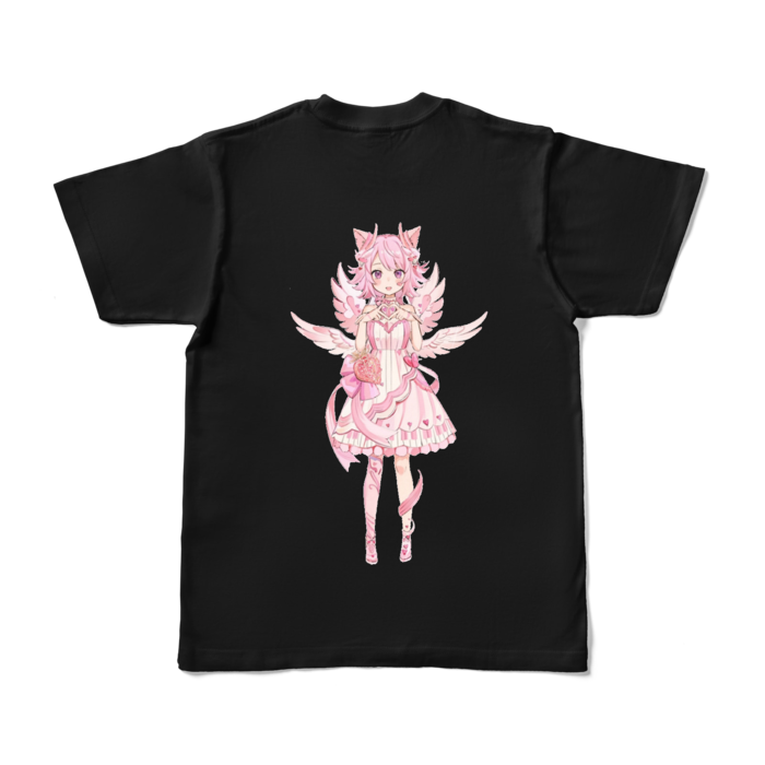 カラーTシャツ - S - ブラック (濃色)裏面のみ