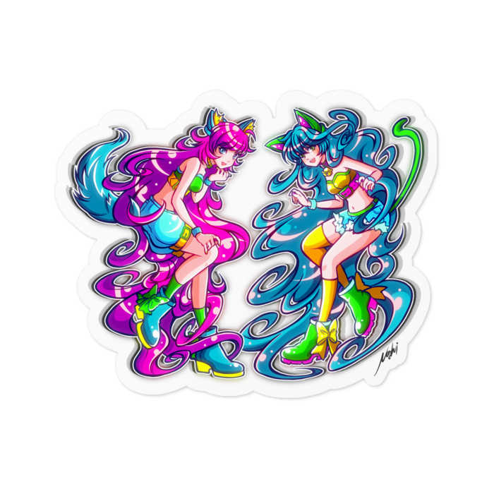 ステッカー - 100 x 100 (mm)