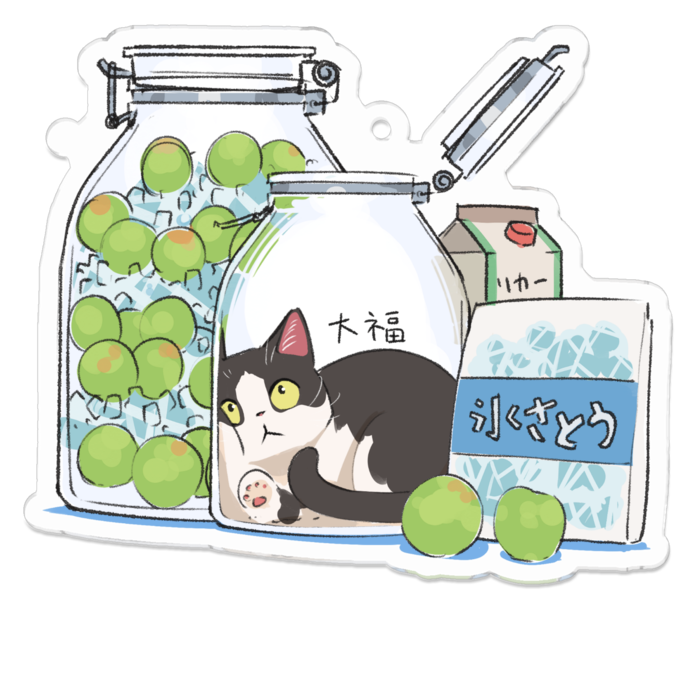 アクリルキーホルダー - 70 x 70 (mm)