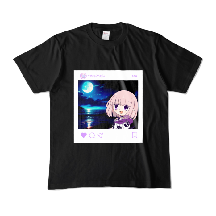 SNS風 - M - ブラック (濃色)