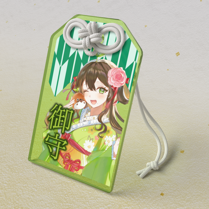 ちゅんver.アクリルお守り - 50 × 80mm