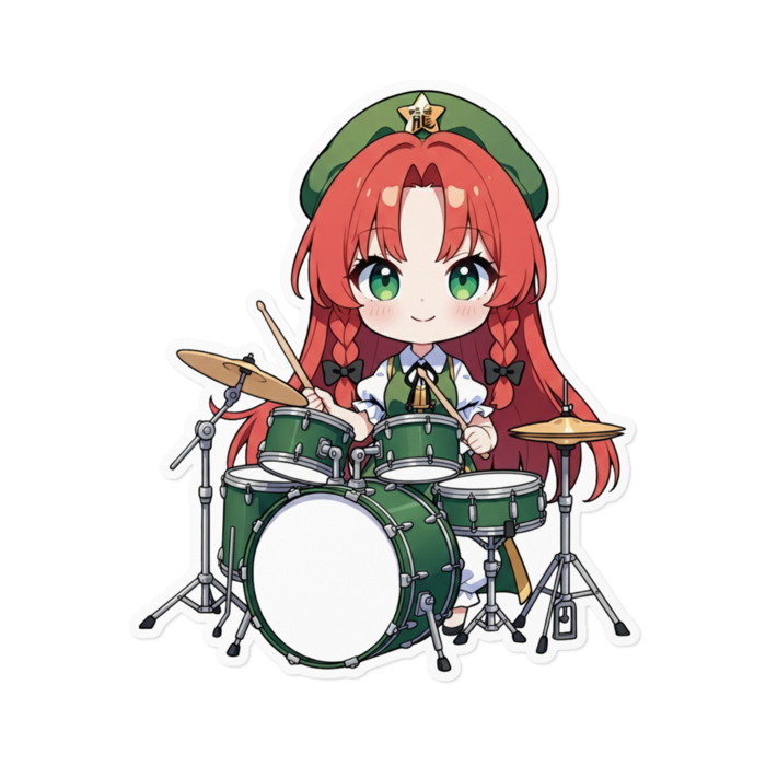 ステッカー - 160 x 160 (mm)(キャラのみ)