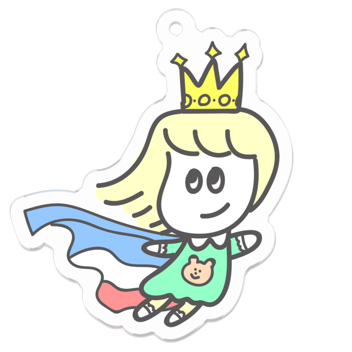 アクリルキーホルダー - 50 x 50 (mm)