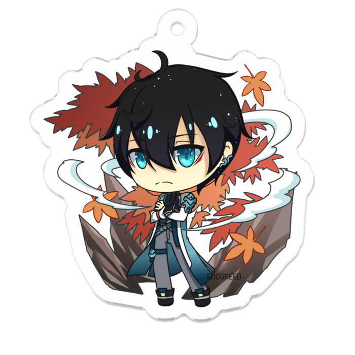 アクリルキーホルダー - 50 x 50 (mm)