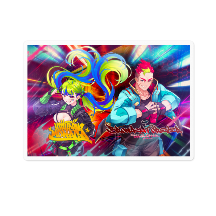 ステッカー - 100 x 100 (mm)