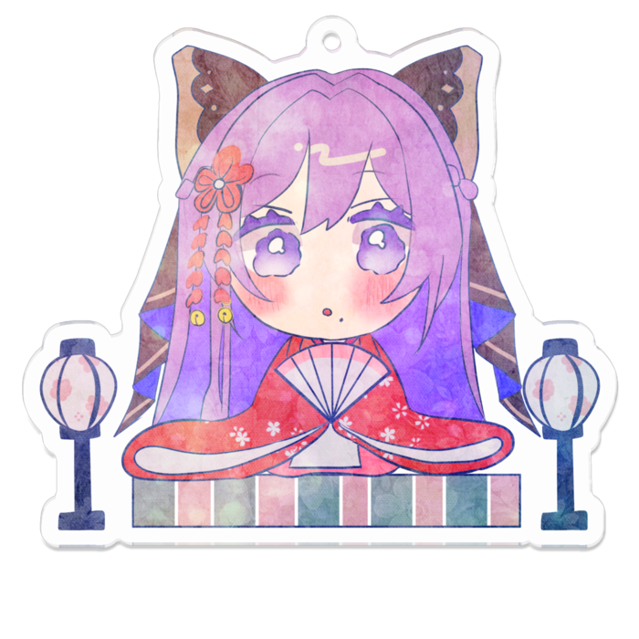 アクリルキーホルダー - 70 x 70 (mm)