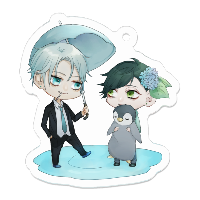 アクリルキーホルダー - 50 x 50 (mm)