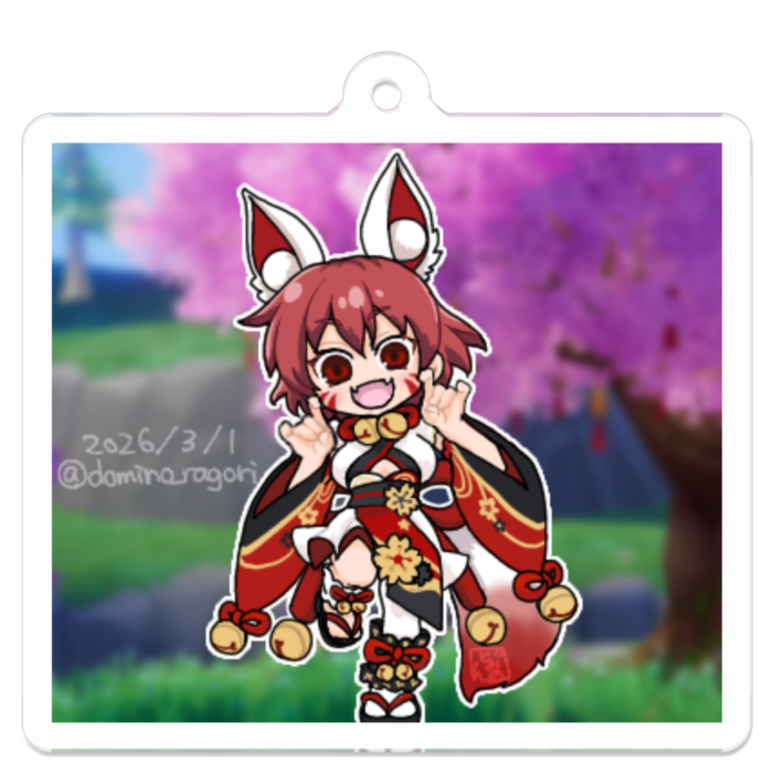 アクリルキーホルダー - 50 x 50 (mm)(43)