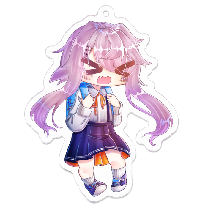 ＞ワ＜って顔のアクキー