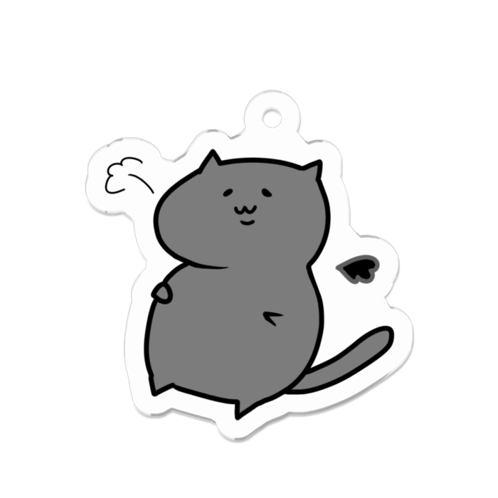 アクリルキーホルダー（コーティング） - 50 x 50 (mm)