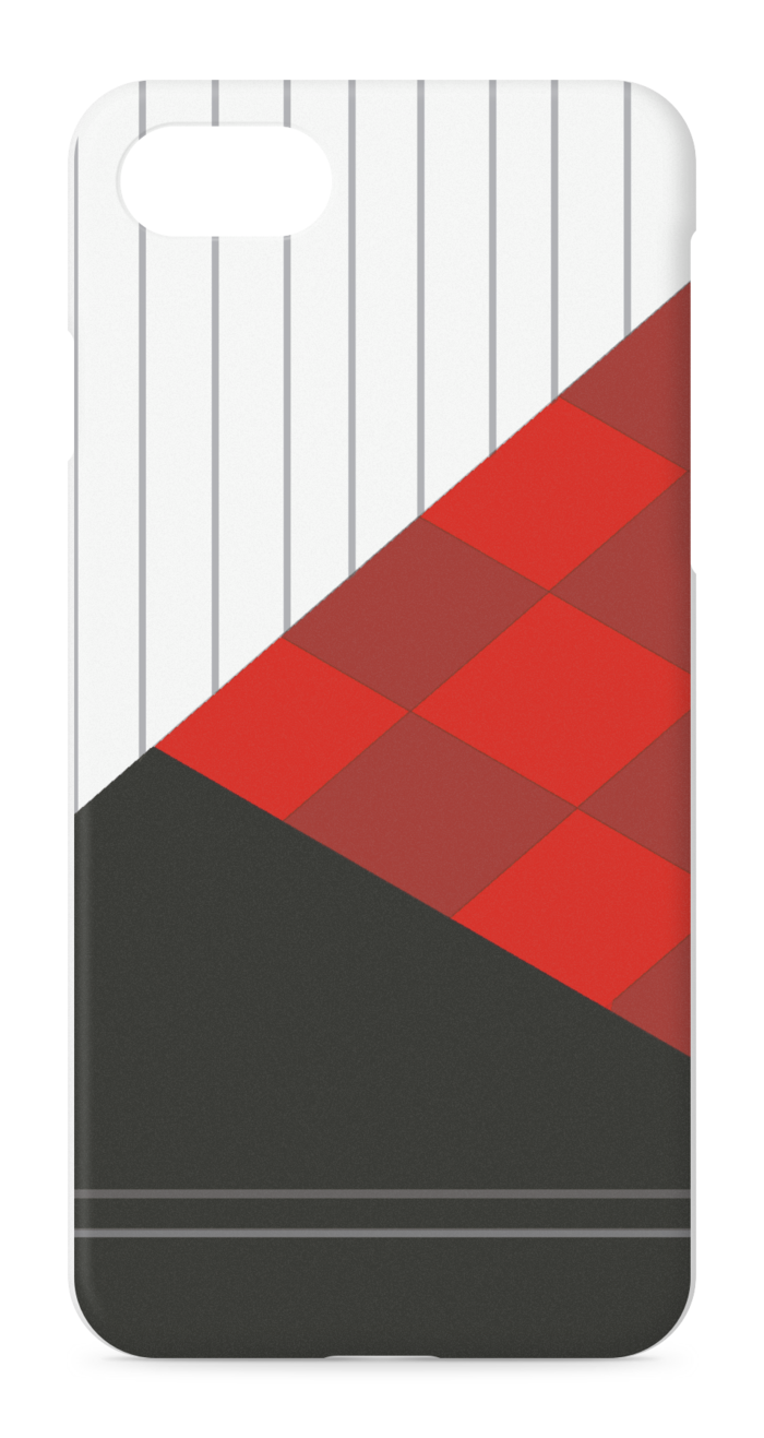 赤 - iPhone 8 / 7 - 正面印刷のみ