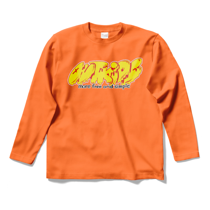 ロングスリーブTシャツ - S - オレンジ