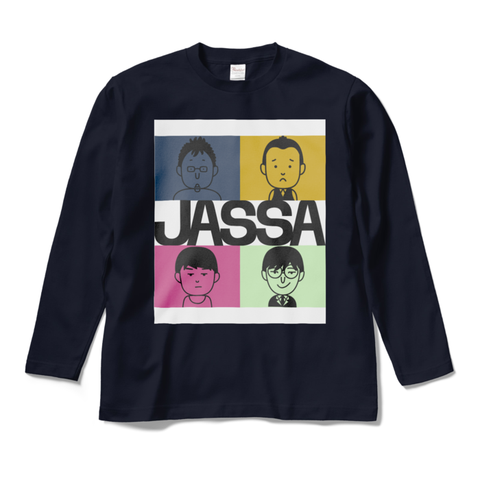 JASSAロングスリーブTシャツネイビー - M - ネイビー