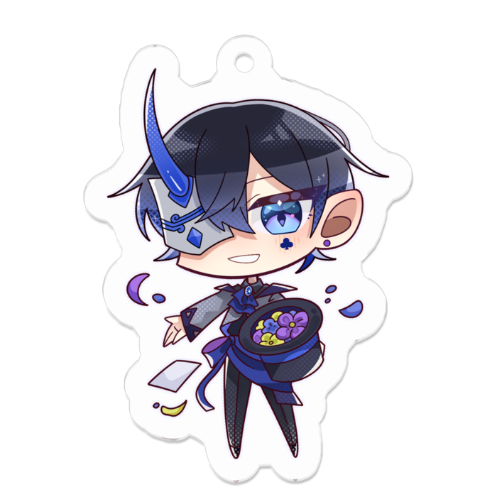 アクリルキーホルダー - 50 x 50 (mm)