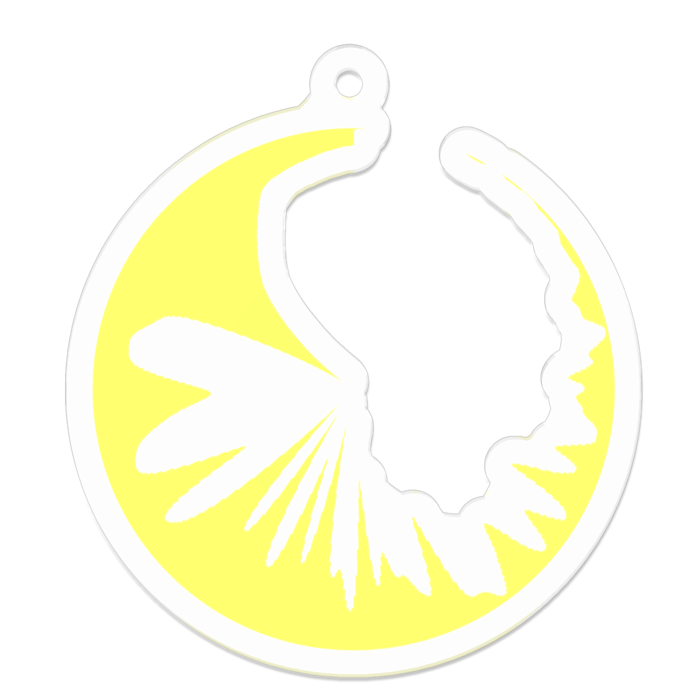 アクリルキーホルダー - 50 x 50 (mm)