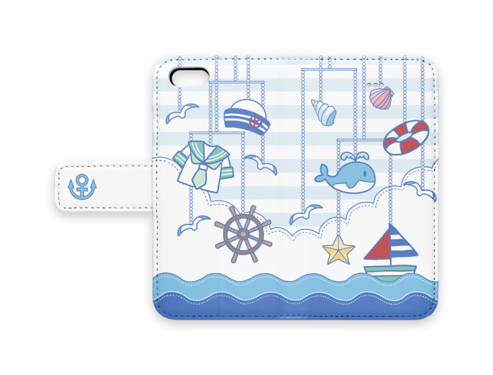 手帳型iPhoneケース - iPhone 5 / SE - ストラップ穴 なし