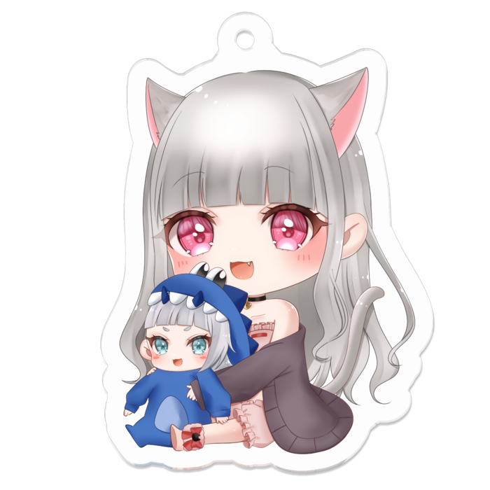 アクリルキーホルダー - 50 x 50 (mm)