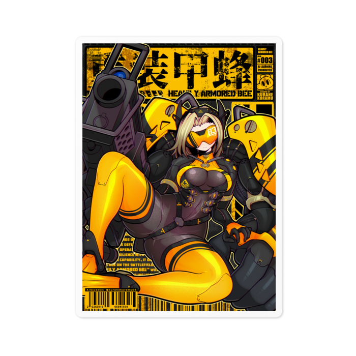 ステッカー - 100 x 100 (mm)