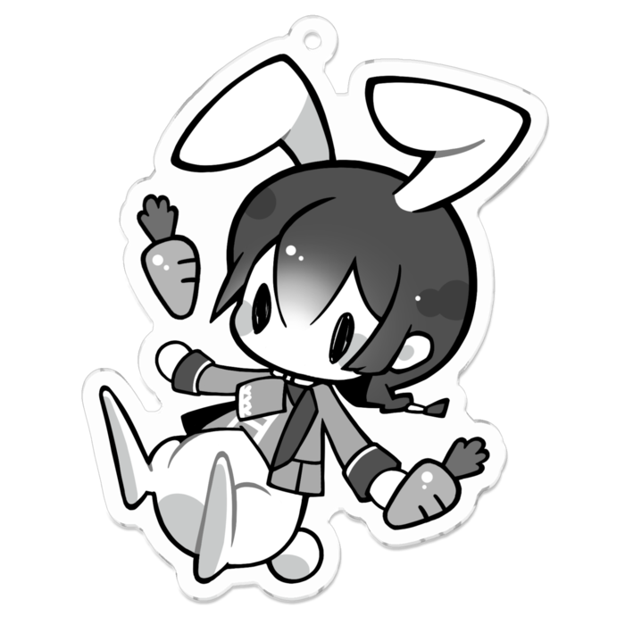 アクリルキーホルダー - エス その6 70 x 70 (mm)