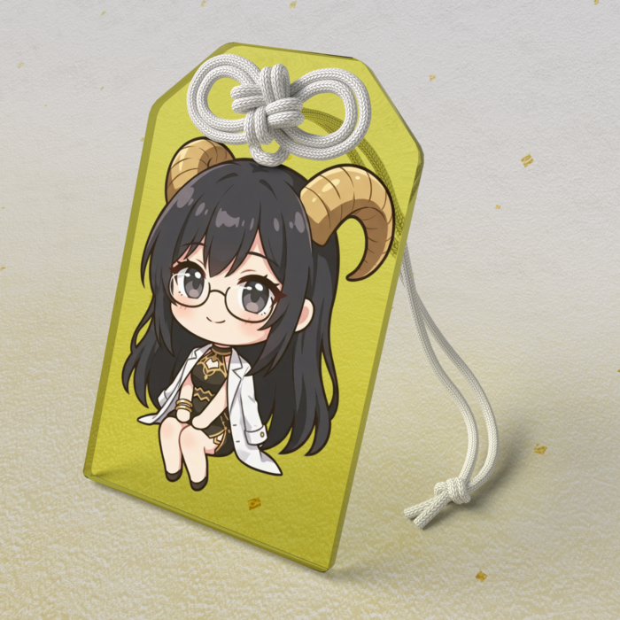 アクリルお守り - 50 × 80mm