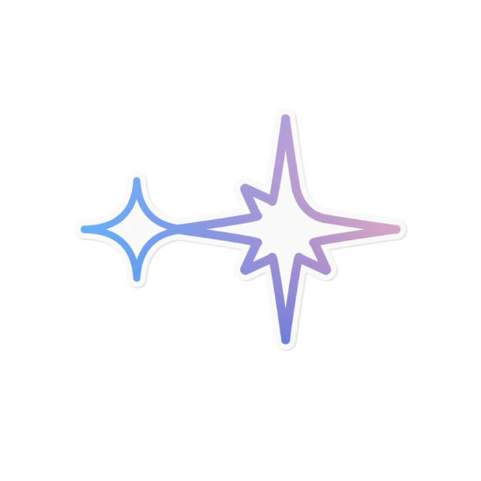 ステッカー - 160 x 160 (mm)