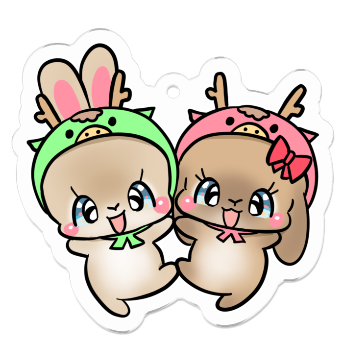 アクリルキーホルダー - 50 x 50 (mm)