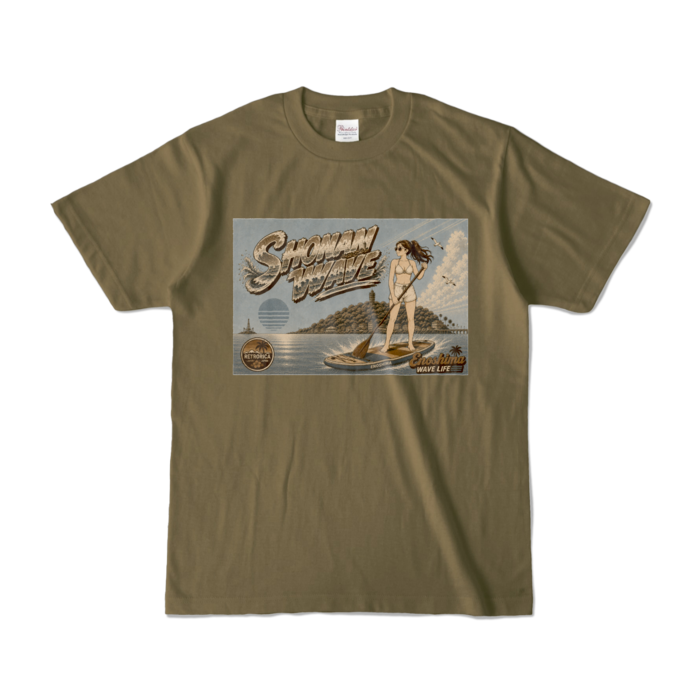 カラーTシャツ - S - オリーブ (濃色)