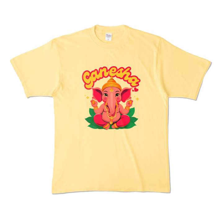 カラーTシャツ - XL - ライトイエロー (淡色)