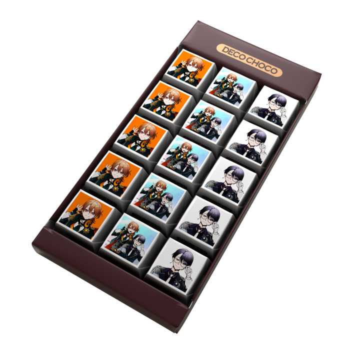 DECOチョコ - 列ごとにデザイン