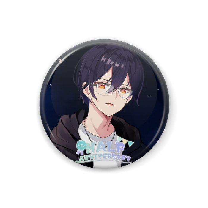 缶バッジ - 32mm(眼鏡有り)