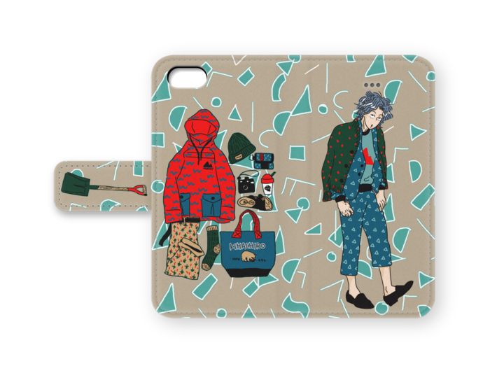 手帳型iPhoneケース - iPhone5