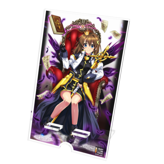 【B_八神はやて】アクリルスマホスタンド - 100x160mm(ケーブル穴あり)