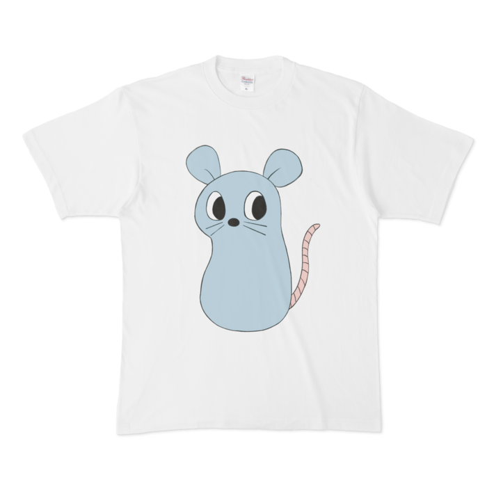 ネズッミのTシャツ - XL - 白